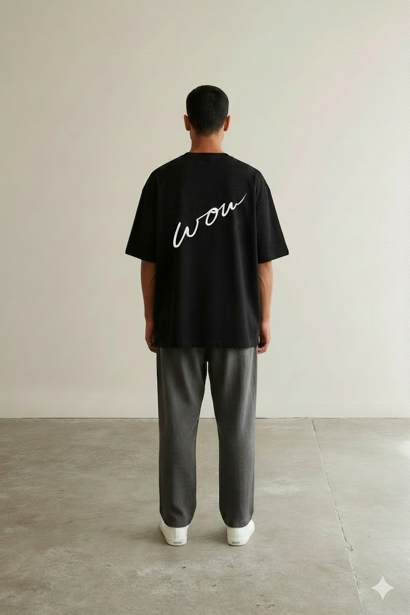 Classic Handwritten Tee Black