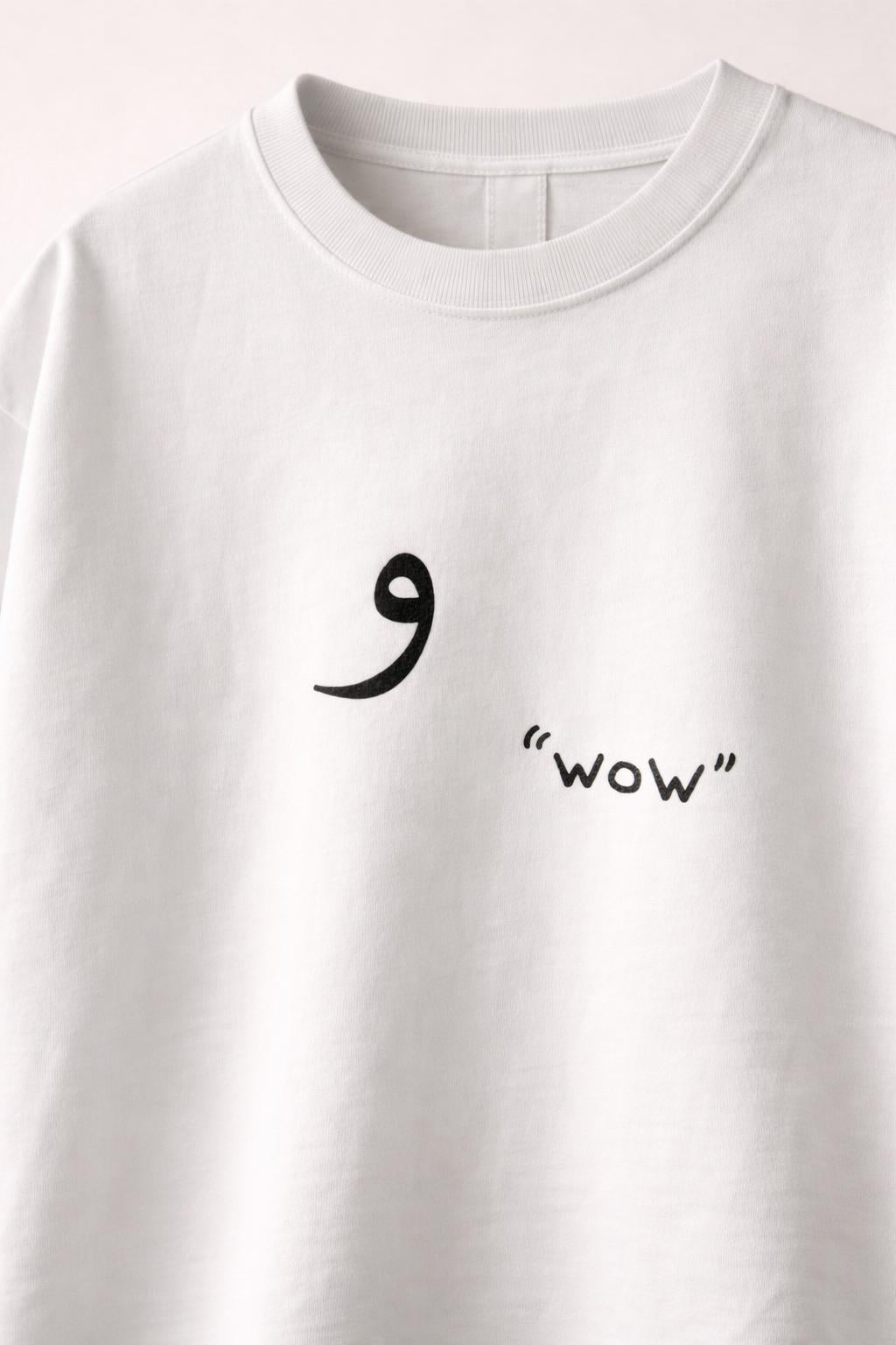 Detail shot of Classic Tee White