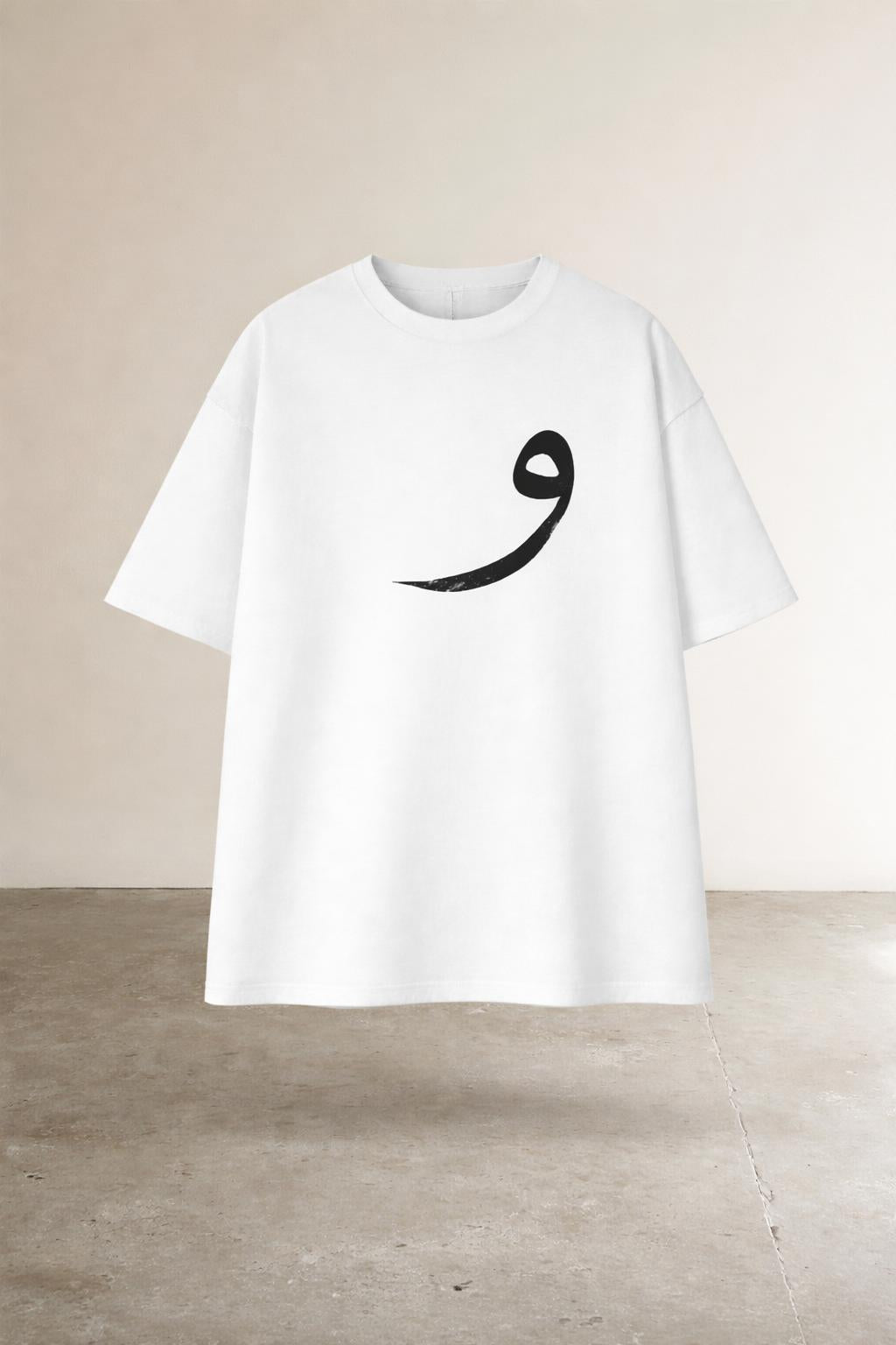 Lay-flat product shot of Classic Handwritten Tee White