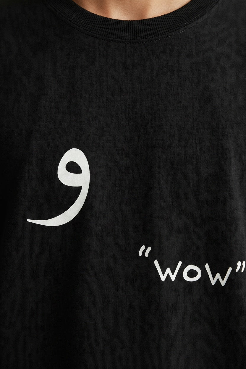 Detail shot of Classic Tee Black